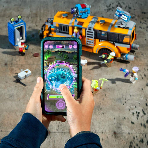 LEGO Hidden Side Paranormal Intercept Bus 3000 70423 Augmented Reality (AR) Building Kit with Toy Bus, Toy App allows for endless Creative Play with Ghost Toys and Vehicle (689 Pieces)