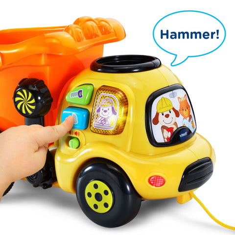 VTech Drop and Go Dump Truck, Orange