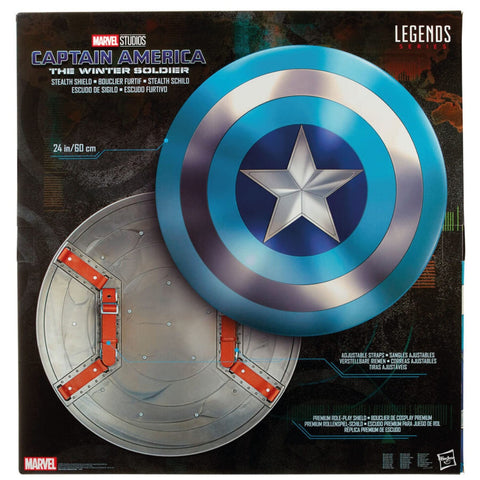 Marvel F11255L0 Legends Gear Cap America Stealth Winter Soldier Shield/Toys Captain Figure, Multi-Coloured, Standard