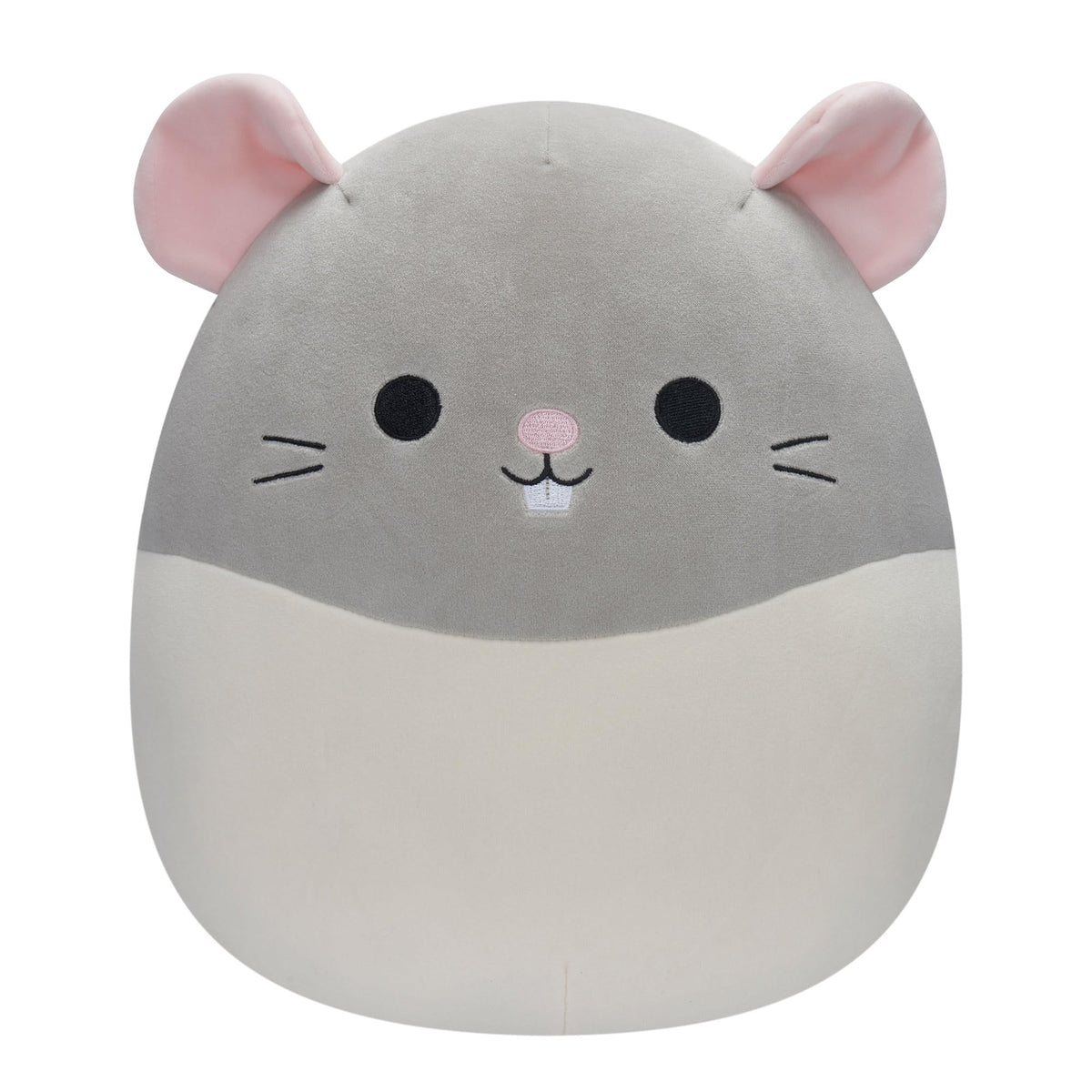 Squishmallows Original 12-Inch - Rusty the Grey and White Rat