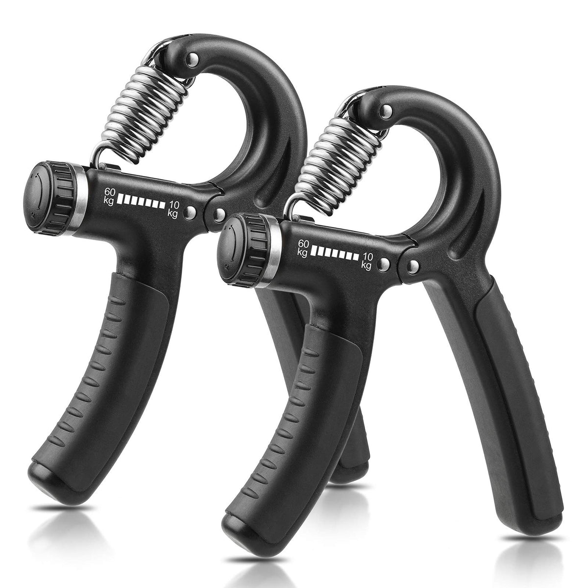 NIYIKOW 2 Pack Hand Grip Strengthener, Grip Strengthener, Grip Strength Trainer, Adjustable Resistance 22-132Lbs (10-60kg), Perfect for Musicians Athletes and Hand Injury Recovery