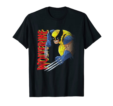 Marvel X-Men Wolverine 90s Animated Series T-Shirt