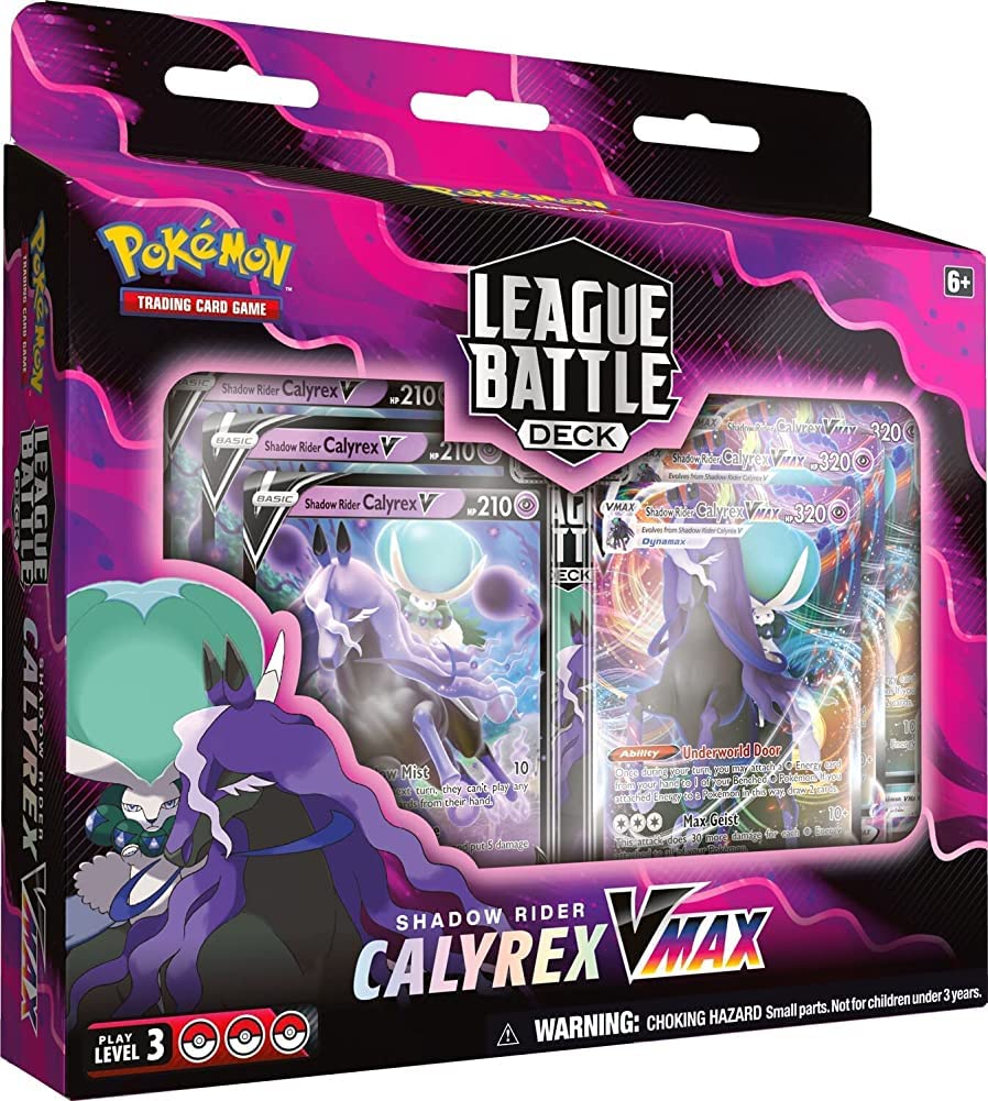 Pokemon Cards: Shadow Rider Calyrex VMAX League Battle Deck, Multicolor