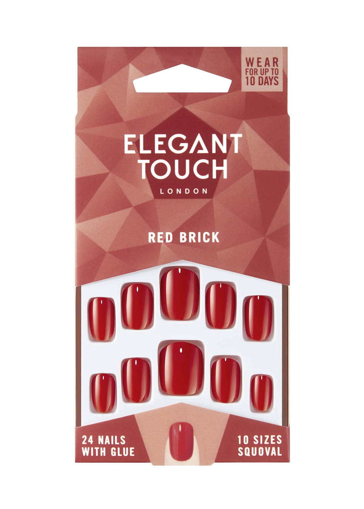 Elegant Touch Core Colour Nails Red Brick