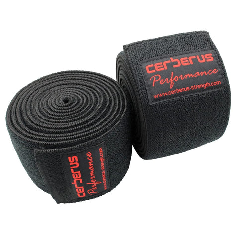 CERBERUS Strength Performance Knee Wraps (Pair) (2m)