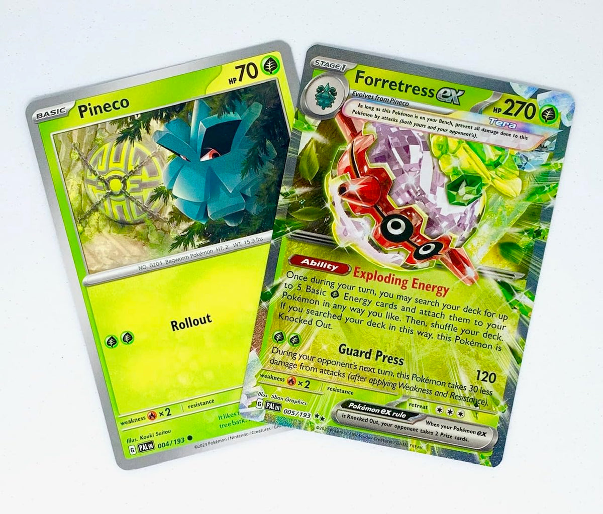 Forretress ex 005/193- Paldea Evloved - Double Rare - Pokemon Evolution Card Set