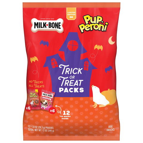 Milk-Bone and Pup-Peroni Trick or Treat Packs, 12 Ounce