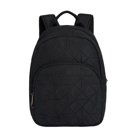 Travelon Anti-Theft Boho Backpack, Black, 9.5 x 13 x 4