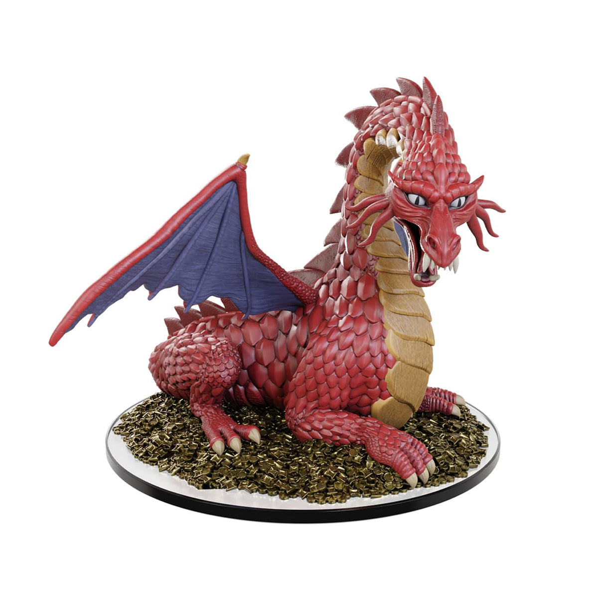 WizKids D&D Icons of The Realms: 50th Anniversary - Classic Red Dragon Boxed Miniature | Dungeons and Dragons Figure