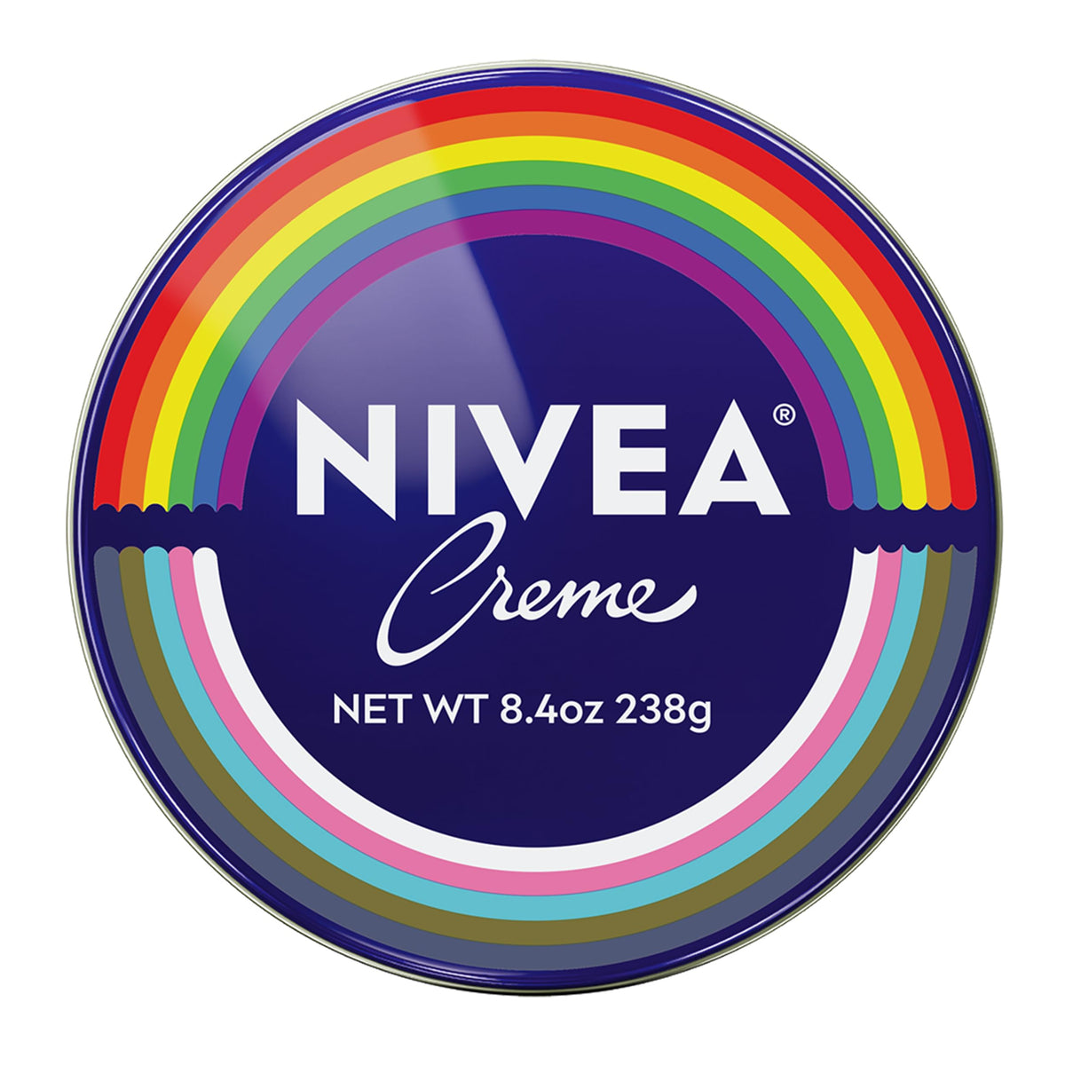 NIVEA Creme Body, Face and Hand Moisturizing Cream, Limited-Edition Pride Creme Jar, 8.4 Oz Jar