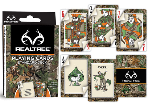 MasterPieces Family Games - Realtree Playing Cards - Officially Licensed Playing Card Deck for Adults, Kids, and Family