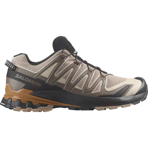 Salomon Men's Xa Pro 3D V9 Sneaker, Natural/Black/Sugar Almond, 9