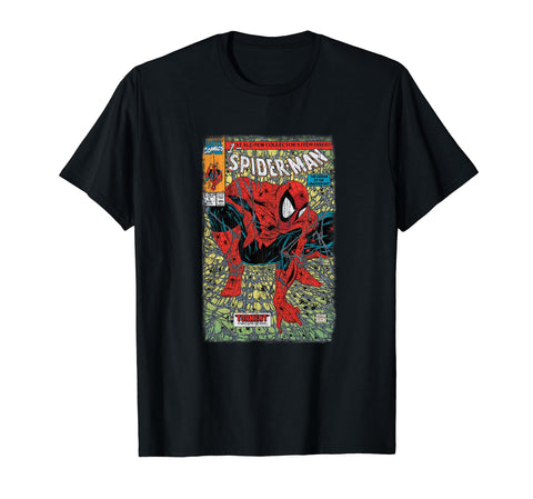 Marvel Comics Retro Classic Spider-Man Torment Distressed T-Shirt