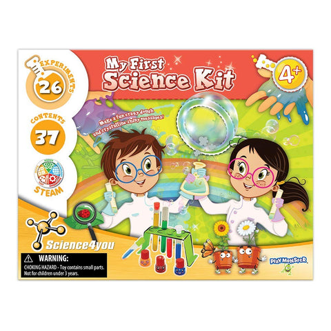 Science4you - My First Science Kit - 26 Experiments to Introduce Children to Science - Fun, Education Activity for Kids Ages 4+