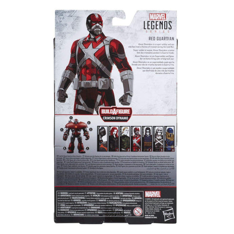 Marvel Hasbro Black Widow Legends Series 6-inch Collectible Red Guardian Action Figure with 1 Accessory, Ages 4 and Up