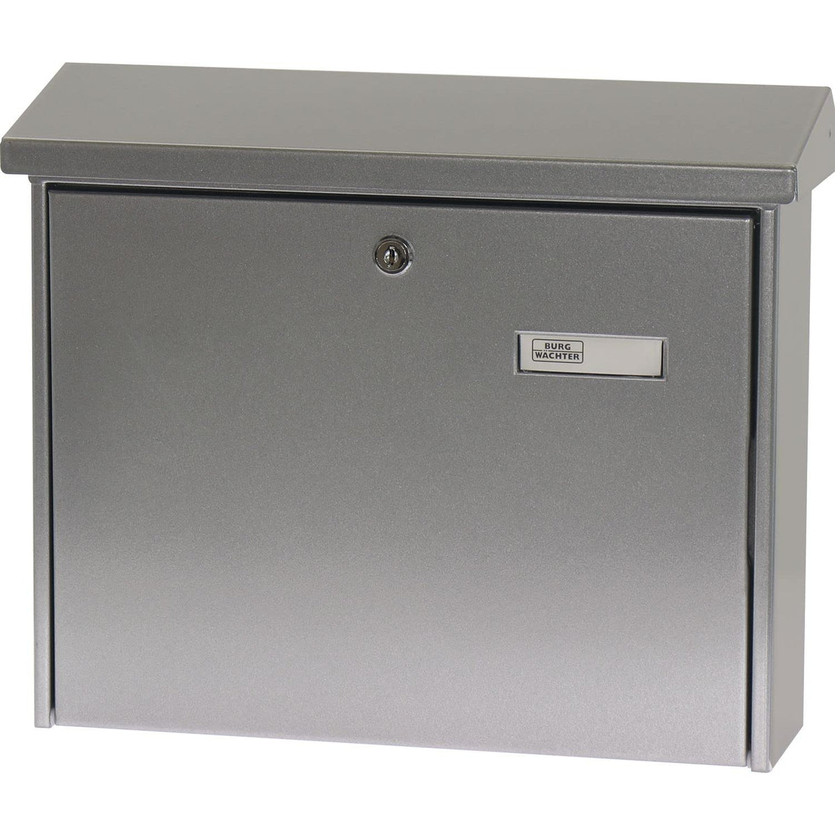 Burg-Wächter Journal 5867 SI Steel Mailbox, Silver