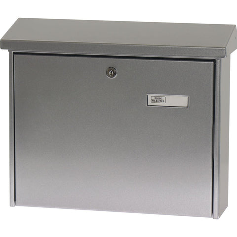 Burg-Wächter Journal 5867 SI Steel Mailbox, Silver