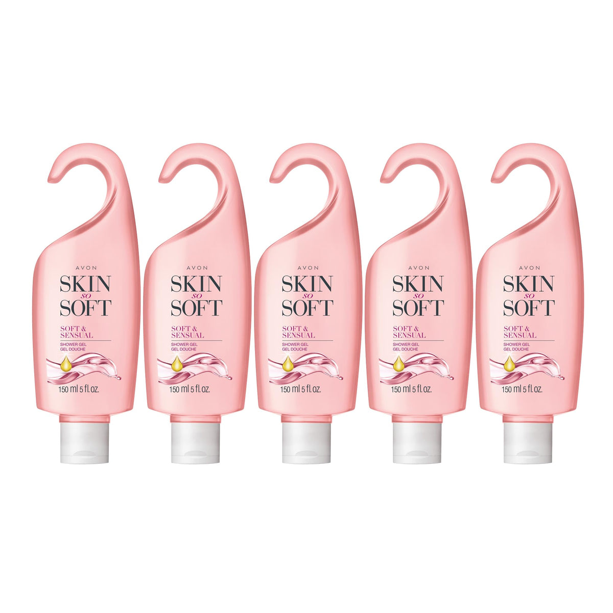 Avon Skin So Soft Soft & Sensual Shower Gel - 5 Pack