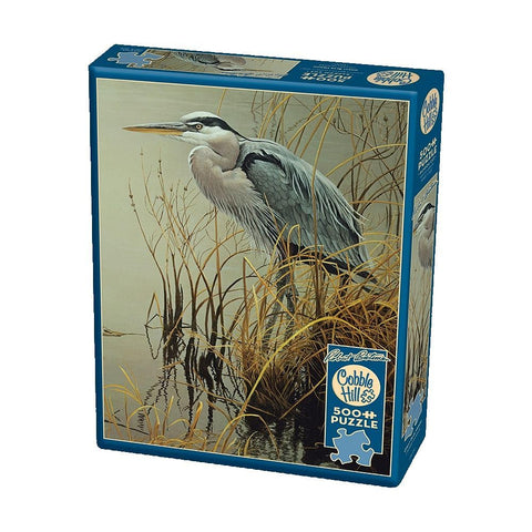 Cobble Hill Great Blue Heron 500 Piece Jigsaw Puzzle