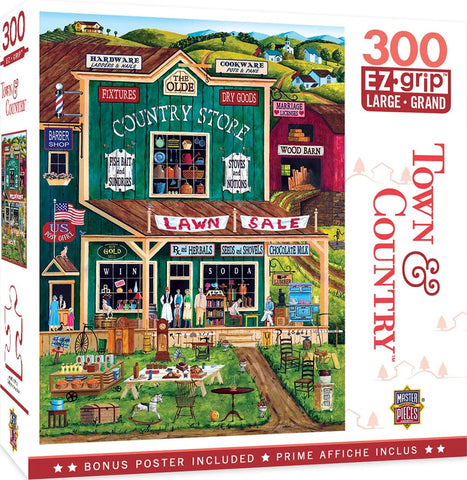 MasterPieces 300 Piece EZ Grip Jigsaw Puzzle - The Old Country Store - 18"x24"