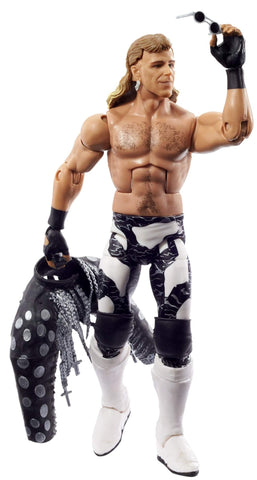 WWE Wrestlemania 37 Elite Collection Shawn Michaels Action Figure with Entrance VestSunglasses and Paul Ellering and Rocco BuildAFigure Pieces6 in Posable Collectible Gift for WWE Fans