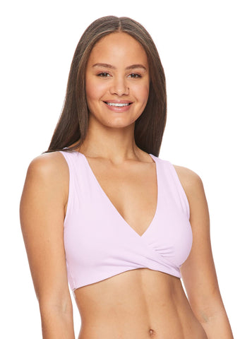 Lamaze Women's Cotton Spandex Sleep Bra for Nursing and Maternity, Light Pink, X-Large