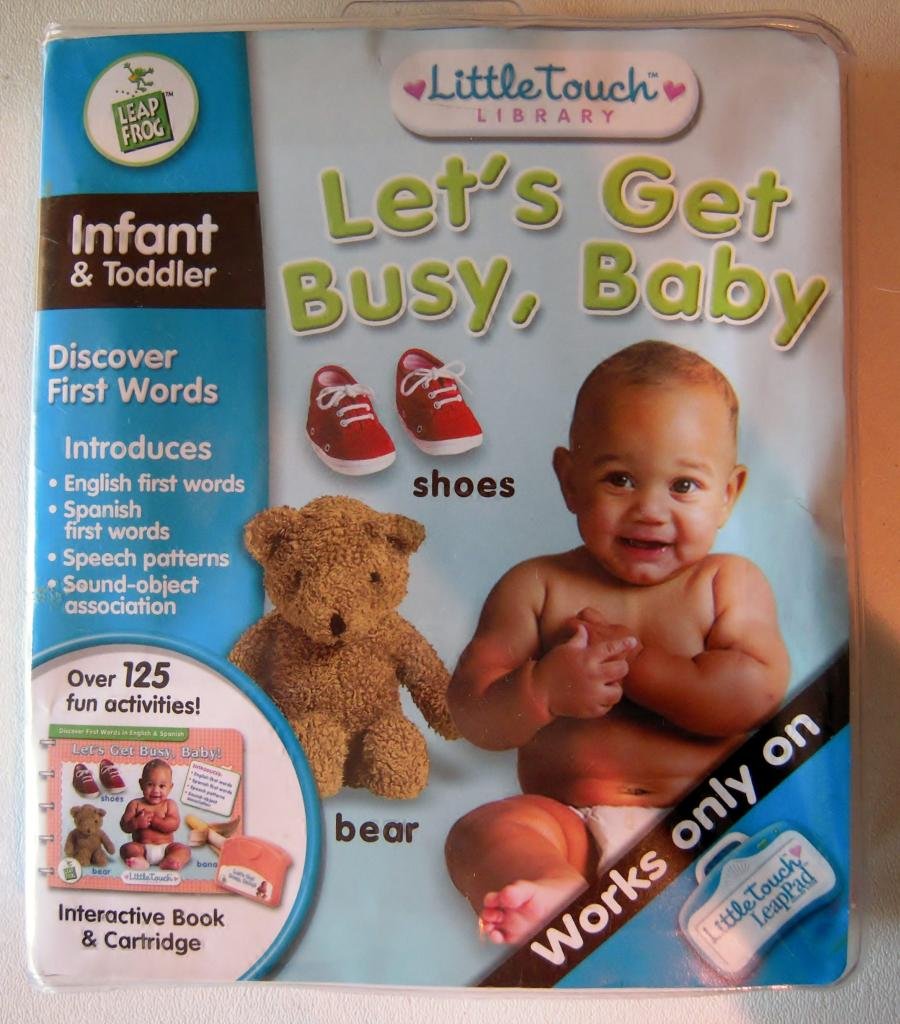 LeapFrog LittleTouch LeapPad Educational Book: Let's Get Busy, Baby