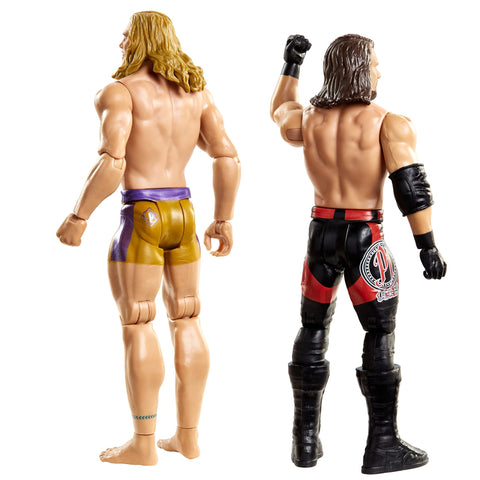 WWE AJ Styles vs Riddle, Championship Showdown 2-Pack, 6-in Action Figures High Flyers, Battle Pack for Ages 6 Years Old and Up