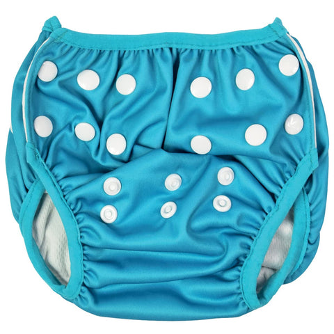 Splash About Size Adjustable Swim Nappy, Blue 1-3 Years