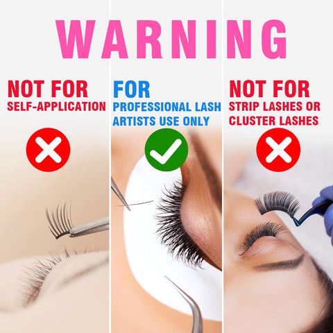 TDANCE Eyelash Extension Glue Lash Extension Adhesive/0.3 Sec Dry/Retention - 7 Weeks/Lash Extension Glue for Professional Lash Artist Use Only (0.17 fl. oz / 5ml)