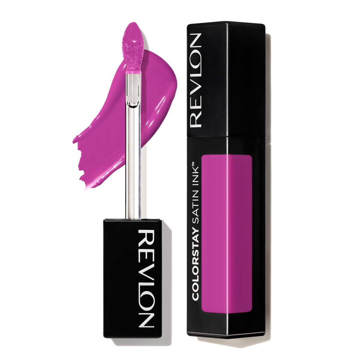 Revlon Liquid Lipstick, Face Makeup, ColorStay Satin Ink, Longwear Rich Lip Colors, Formulated with Black Currant Seed Oil, 011 Own It, 0.17 Fl Oz