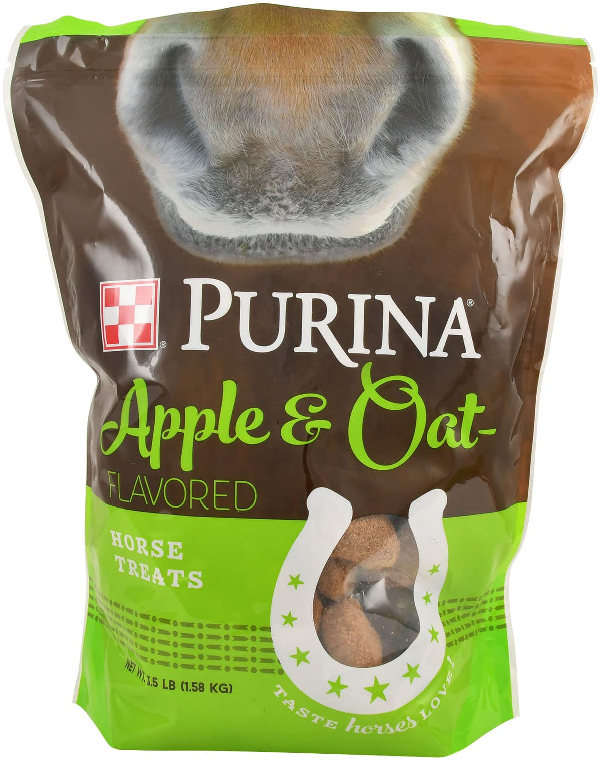 Purina | Apple and Oat Flavored Horse Treats | 3.5 Pound (3.5 lb) Bag