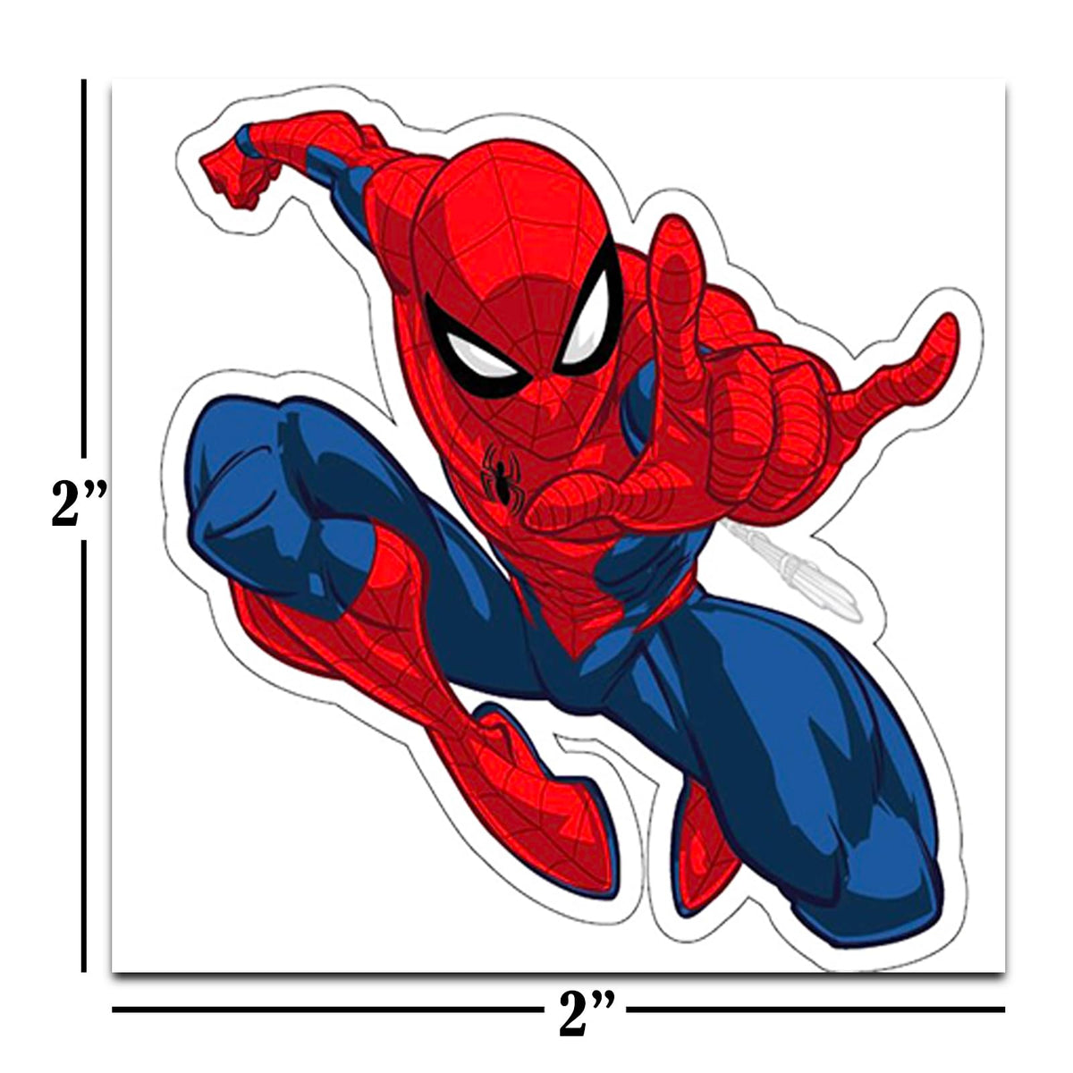 Marvel Spiderman Tattoos Party Favors Bundle ~ 72 Perforated Individual 2" x 2" Spiderman Temporary Tattoos for Kids Boys Girls (Spiderman Party Supplies)