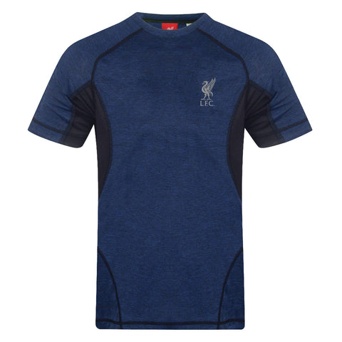 Liverpool FC Official Gift Boys Poly T-Shirt Royal Blue 10-11 Years