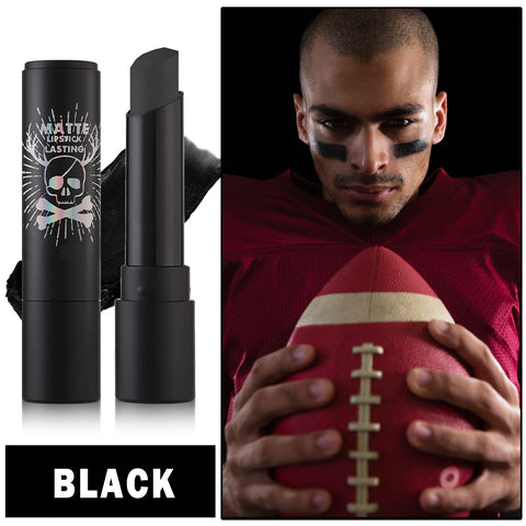 Eye Black Stick for Sports Eye Black Baseball Football Softball Body Face Paint Stick Cream Eyeblack Makeup Stick Professional Sports Halloween Cosplay Costume - 04Black