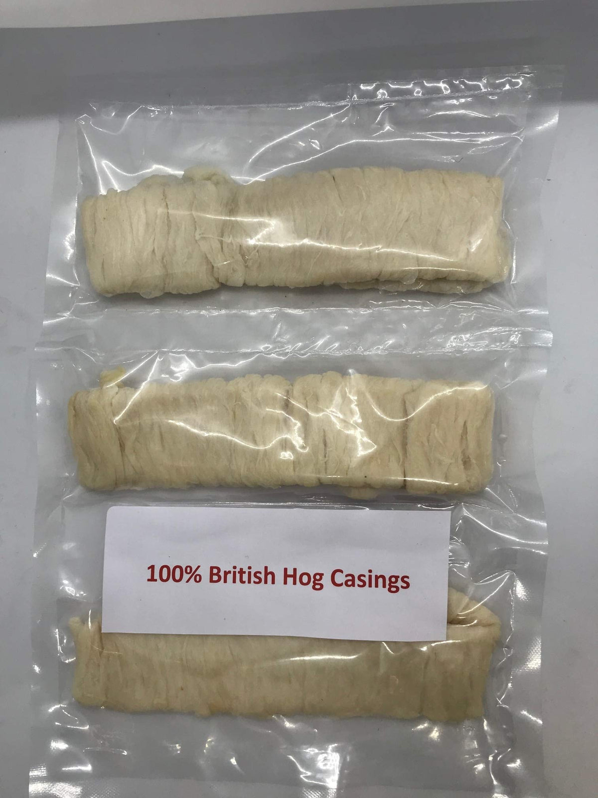 Tongmaster Premium British Natural Hog Casing Skin of 15 m Length x 34/38 Diameter