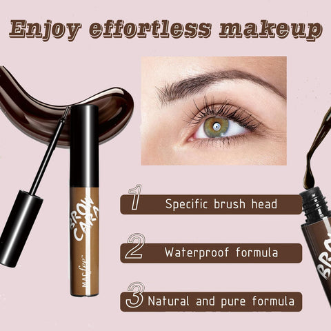 3PCS Brow Tattoo Peel Off Tint,Eyebrow Gel Tint,Last Up to 3 Days,Waterproof Eye Brow Pencils with Eyebrow Stencils