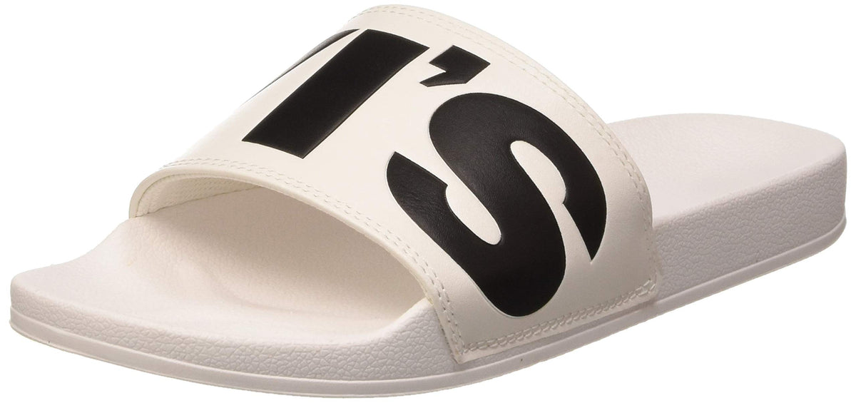 Levi's Men's June L Flip Flops, White Regular White 51, 10