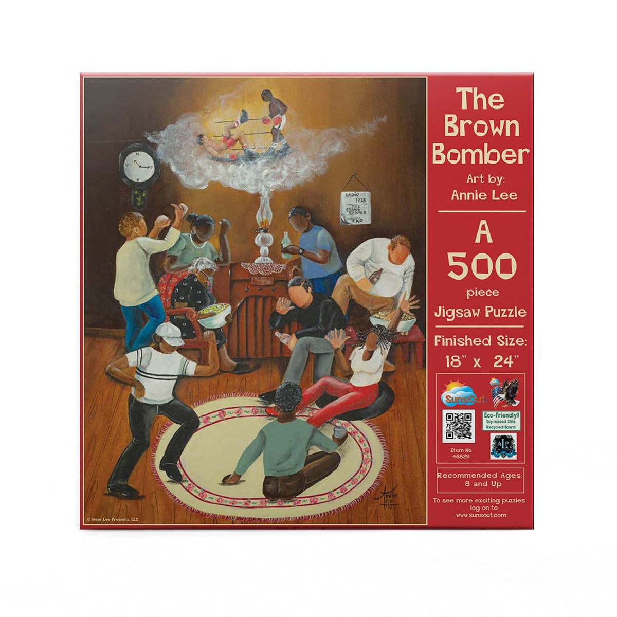 SUNSOUT INC - The Brown Bomber - 500 pc Jigsaw Puzzle by Artist: Annie Lee - Finished Size 18" x 24" - MPN# 46829