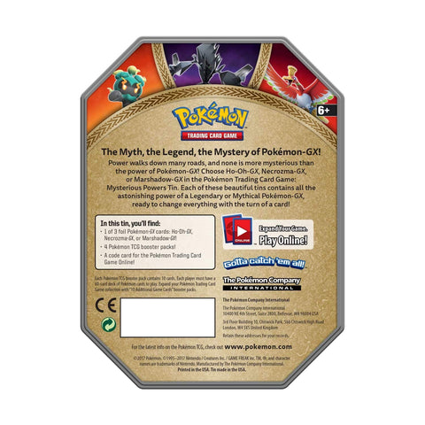 Pokemon 2017 Fall Tin Mysterious Powers Tin with Necrozma-Gx