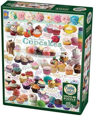 Cobble Hill 1000 Piece Puzzle - Cupcake Time - Sample Poster Included