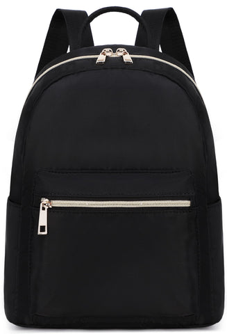 Bluboon Girls Mini Backpack Women Small Backpack Purse Teens Cute Casual School Bookbag(Black)