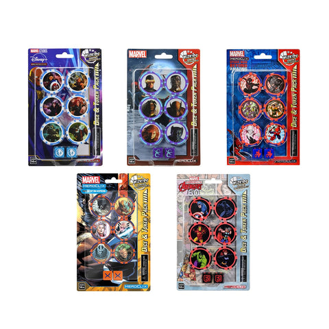 Marvel HeroClix - Dice & Token Pack Bundle #2