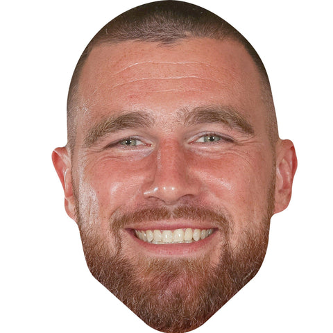 NFL Kansas City Chiefs Travis Kelce Cardboard Big Head, 36in