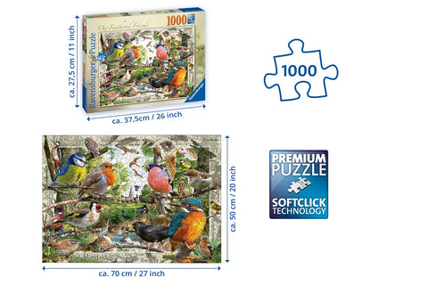 Ravensburger Our Feathered Friends 1000 Piece Jigsaw Puzzle for Adults & for Kids Age 12 Years Up