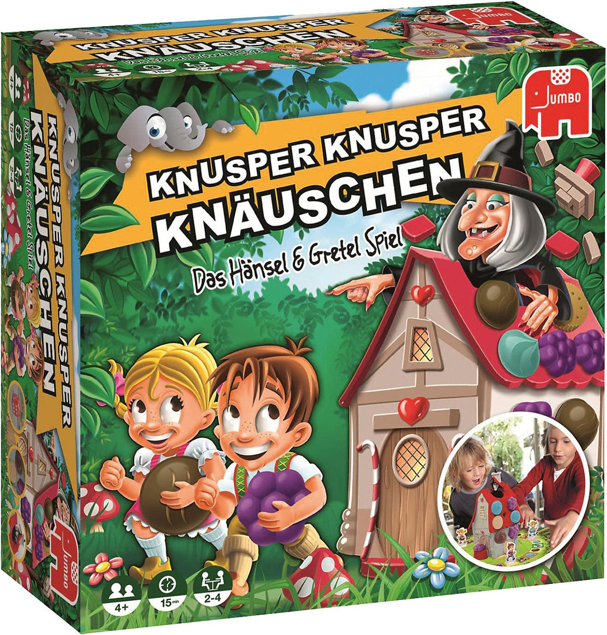 Jumbo Spiele 19713 Hansel And Gretel Knusper Knäuschen, No