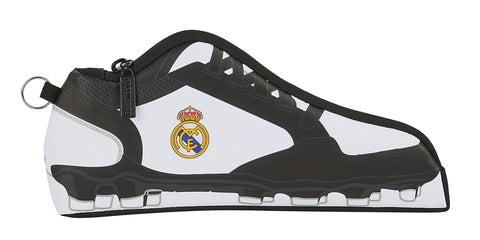 Shoulder Bag with Exterior Pocket Real Madrid 1st Equipment 20/21, Black White (White) - M584