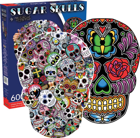 Aquarius Sugar Skulls Jigsaw Puzzle