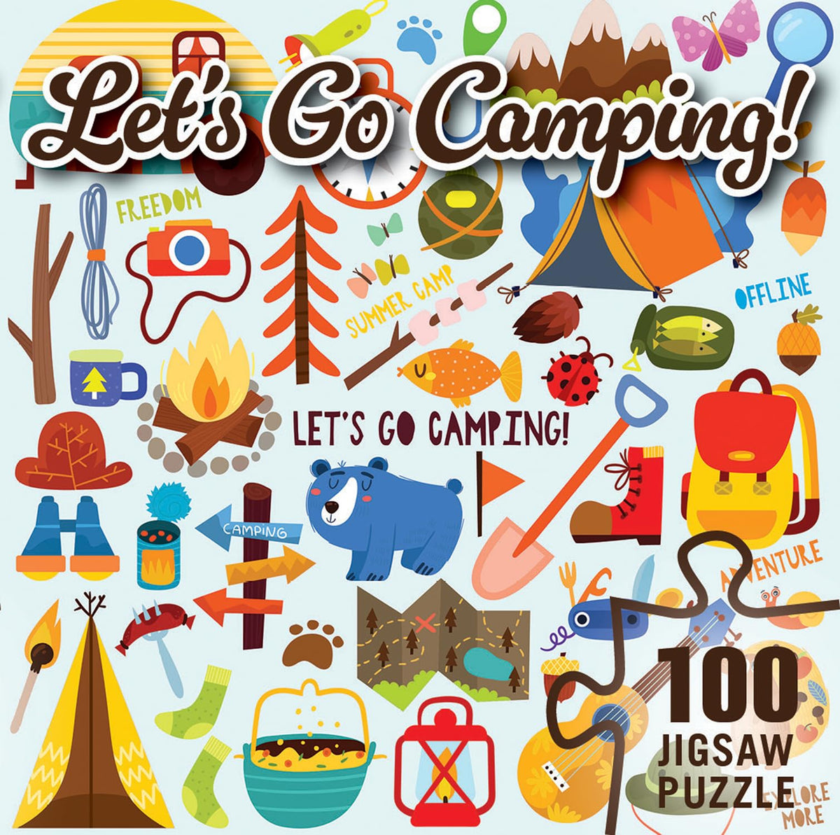 Let's Go Camping! 100 pc