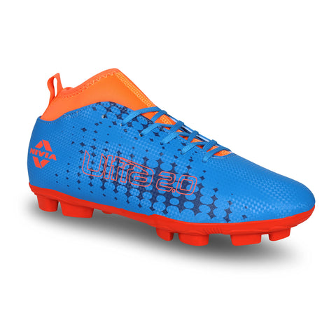 NIVIA Men's Nivia1398 Football, Blue Orange, 12